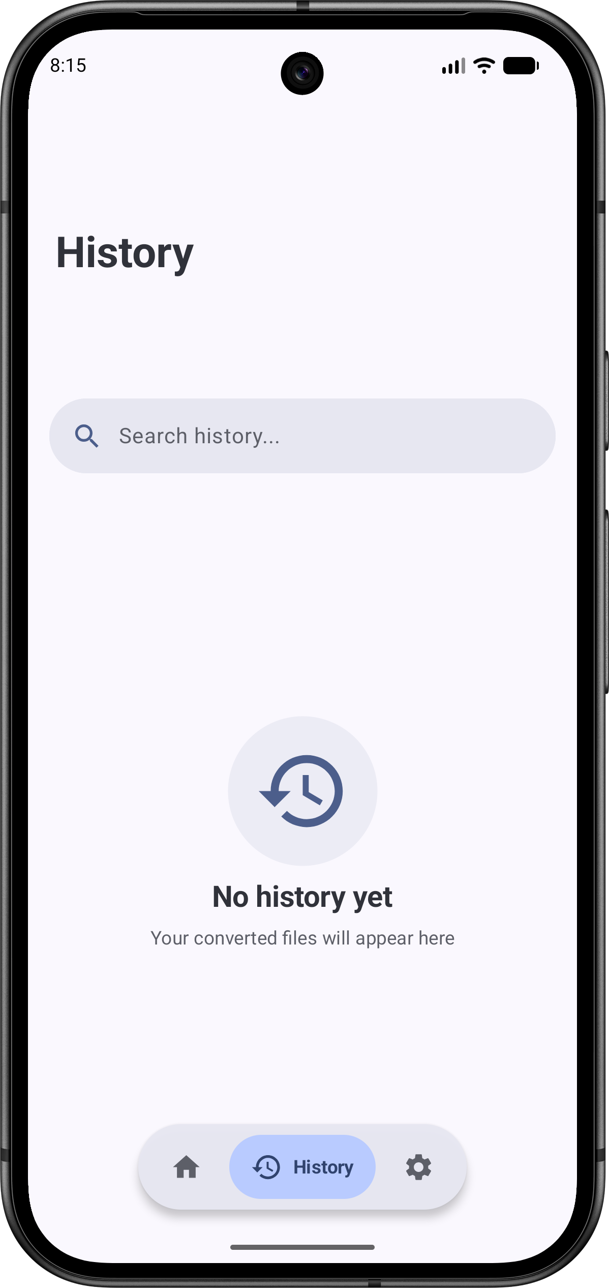 History